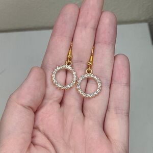 Elegant Gold and Silver Hoop Earrings